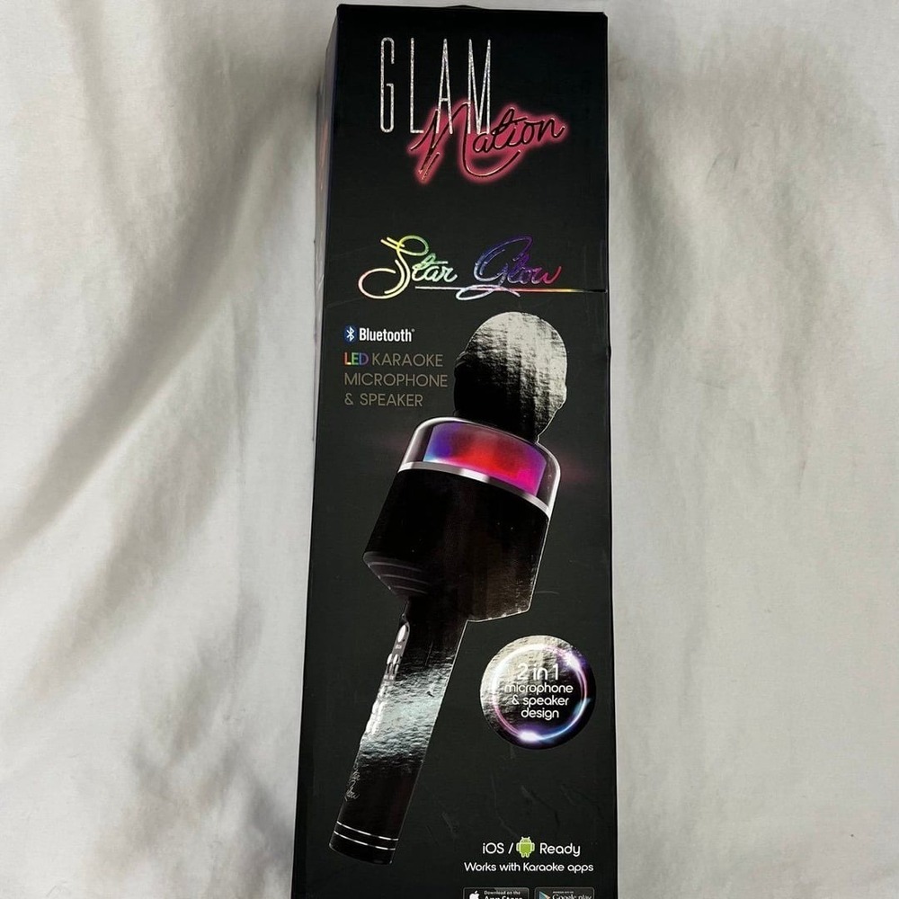 LED Bluetooth Karaoke Microphone and Speaker